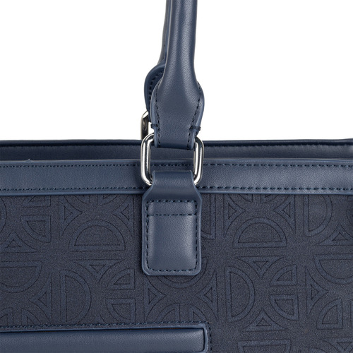 Bolsa Tote Cloe Oreli Grande Color Azul marino