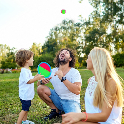 Set De Juegos Para Lanzar Y Atrapar Bolas De Aywewii Para Ni