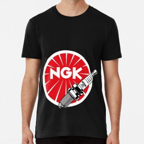 Remera Jdm Bujías, Ngk Racing Algodon Premium