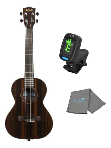 Ukelele Tenor De Ziricote Por Kazctt Bundle Un Afinador...