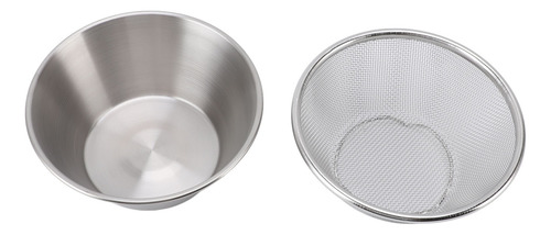 Colander Bowl De Acero Inoxidable 304 Para Mezclar, Portátil