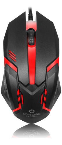 Mouse Gamer Usb 6 Botones Enkore