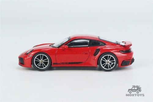 Coche Mini Gt 1:64 Porsche 911 Turbo S Guards Modelo Lhd [u]