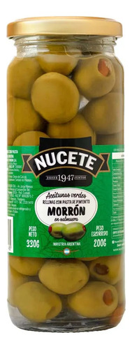 Aceitunas Verdes Rellenas 200 Gr Nucete