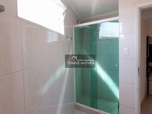 Imagem 9 de 12 de Apartamento Com 1 Dormitório À Venda, 65 M² Por R$ 281.000,00 - Ponta Da Praia - Santos/sp - Ap3104