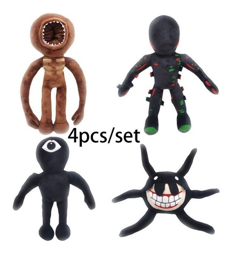 Juego De 4 Peluches Puertas Roblox Escape The Door, 40 Cm