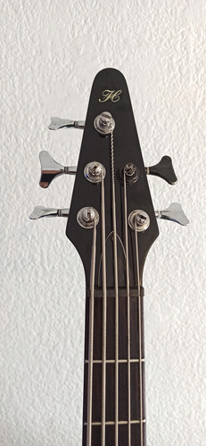 Bajo Eléctrico Hohner B Bass V Cuerdas Activo/pasivo Diestro Verde 5