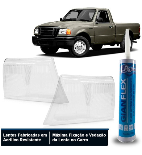 Par Lente Farol Ranger 1998 99 00 01 02 03 2004 + Silicone