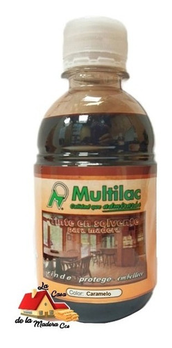 Tinta Para Madera Caramelo Base Solvente Multilac  250ml