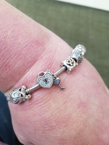 Dije O Charm Pandora Lock Of Love Original