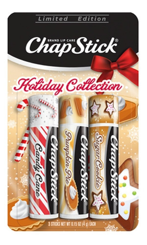 Chapstick Lip Balm Holiday Collection Limited Edition X 3 Un