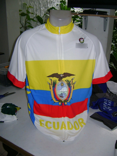 Camiseta De Ciclismo Ecuador Bicicleta Exportacion Nueva
