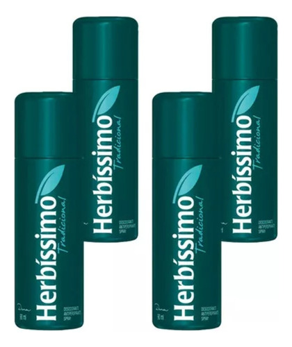 Herbíssimo Deso Spray Tradicional Verde 90ml- Kit C/ 04 Und