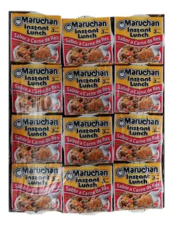 Sopa Instantánea Maruchan Res 12 Pzs