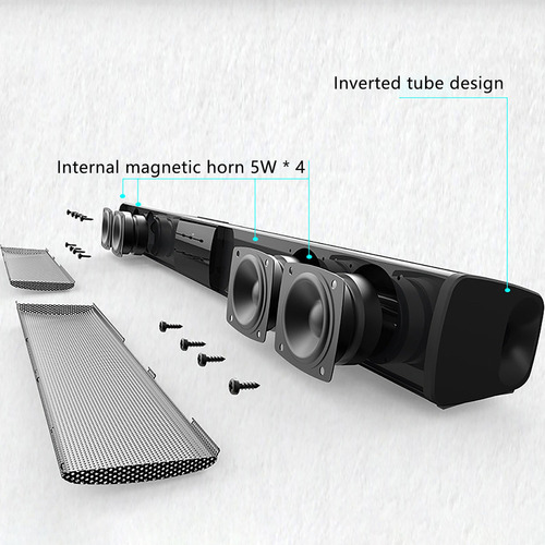 Bocina De Tv Con Control Remoto Inalámbrico De Alta Potenci