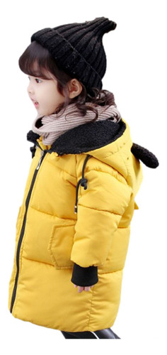 Abrigo Con Capucha Para Invierno En Forma De X Para Niños, C