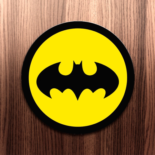 Placa Decorativa Batman Logo Redondo | MercadoLivre