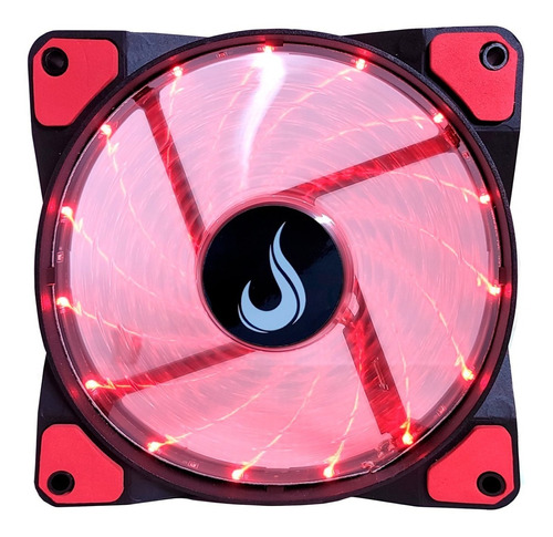 Cooler Fan Gamer Rise Mode Wind Led Vermelho