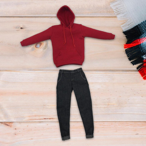 Conjunto De Moletons E Calças Causais 1/6, Roupas De Boneca
