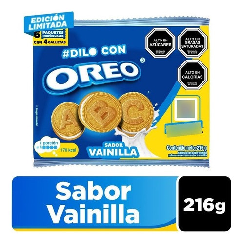 Galletas Oreo De Vainilla Pack X 6 Paquetes