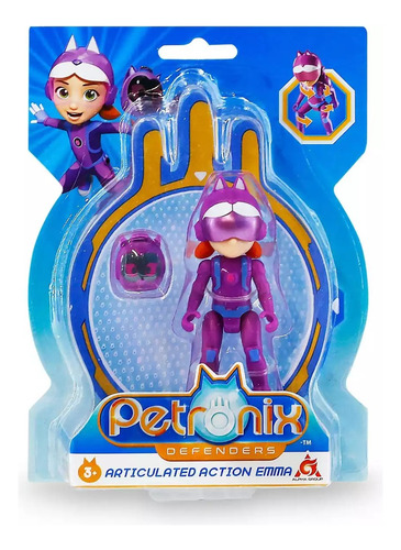 Figura Petronix Defenders De 7 Cm. Matt, Jia, Tim, Emma