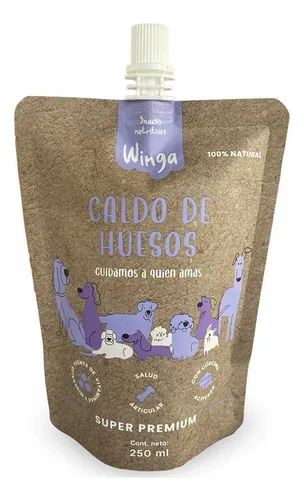 comprar Winga Caldo De Huesos Para Perros 250 Ml