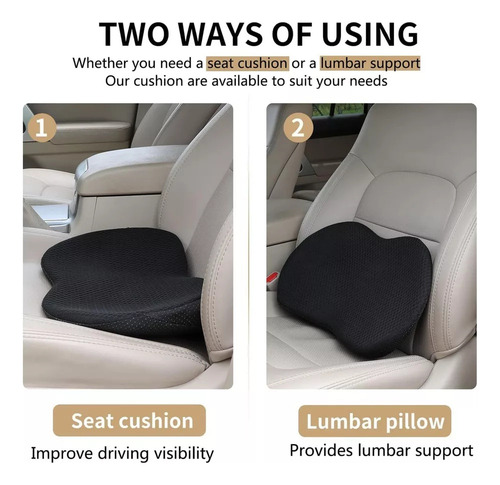 Para L Cojín Del Asiento Del Coche Para Altura Del Conductor