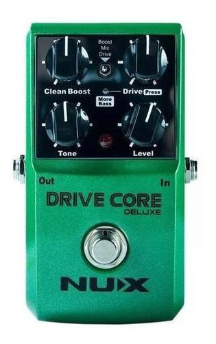 Pedal Nux Deluxe Drive Core Overdrive Para Guitarra Efecto