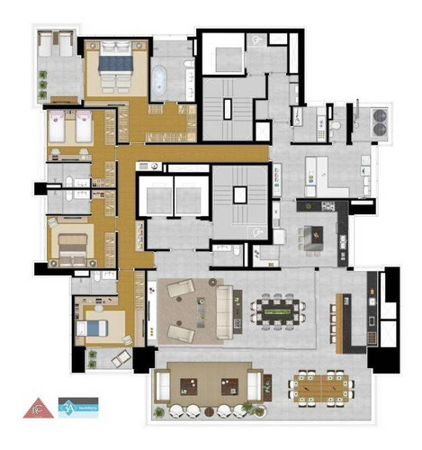 Imagem 20 de 30 de Apartamento Com 4 Dormitórios À Venda, 374 M² Por R$ 5.700.000,00 - Tatuapé - São Paulo/sp - Ap6542