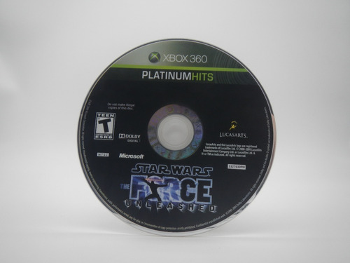 Star Wars The Force Unleashed Xbox 360 Gamers Code*