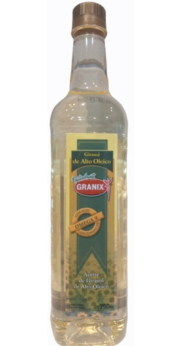 Pack 6 Un. Aceite De Girasol Alto Oleico Granix X 750 Ml