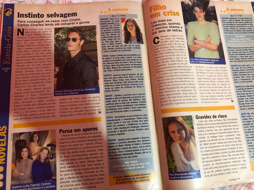 Revista Contigo,angélica,ana Paula,sandy&junior,paulo Vilhen (Usado)