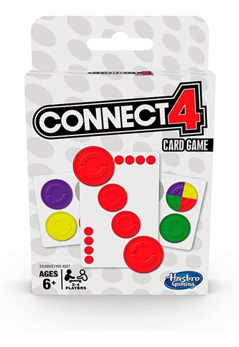 Juego De Cartas Hasbro Gaming Connect 4 Para Niños A Partir