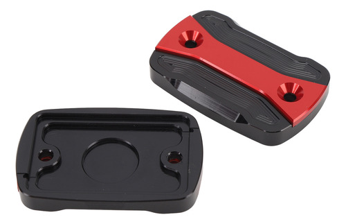 Par De Tapones Rojos Y Rojos Para Depósito De Líquido De Fre