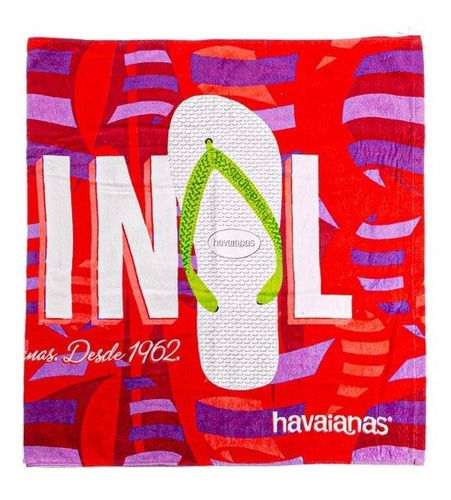 Imagen 4 de 4 de Zonazero Havaianas Toallon Playero 140x75 Cm