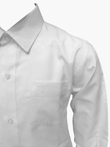 Imagen 2 de 5 de Camisa De Vestir Manga Larga Para Niño