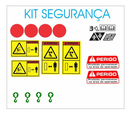 Jg De Adesivos Completo Caterpillar 416e P/ Máquinas Pesadas