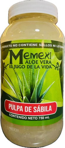 Pulpa De Aloe Vera O Sábila - Sabor Natural Y Fresco 4 Pack