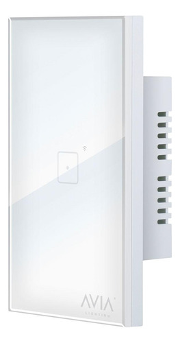 Apagador Inteligente Touch Un Modulos Avia Smart Home Wifi Color Blanco