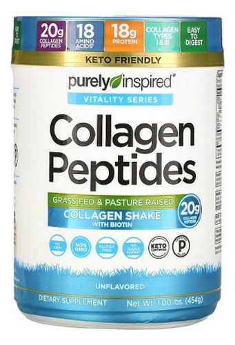 Purely Inspired Collagen Peptides 1lb Unflavored