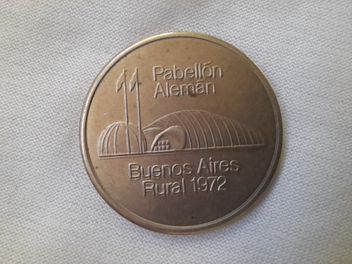 Medalla Pabellon Aleman, Buenos Aires, 1972