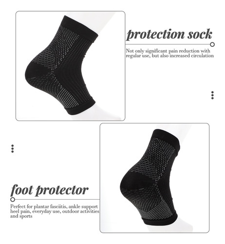 3 Pares De Calcetines Para Aliviar El Dolor De Pie, Soporte