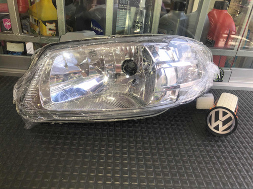 Faro Izquierdo Cromado Volkswagen Gol Paratti Saveiro