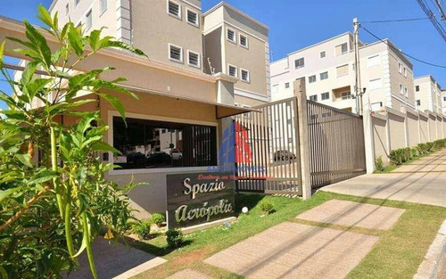 Apartamento Com 2 Dormitórios À Venda, 56 M² Por R$ 210.000 - Residencial Spazio Acropolis - Vila Belvedere - Americana/sp - Ap1295