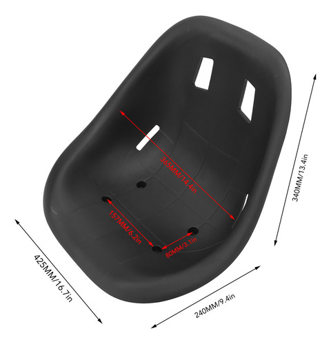 Q Sillín De Asiento Para Karts Cómodo Y Ergonómico
