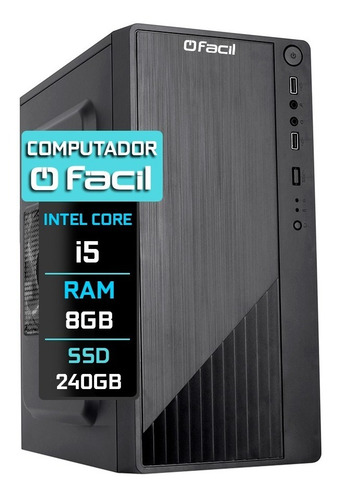 Imagem 1 de 4 de Computador Fácil H61 Intel I5 2400s 8gb Ssd 240gb