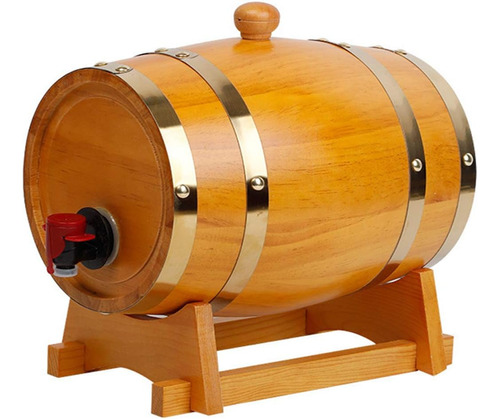 Barril De Vino De Madera Dispensador De Barril De Madera Pur