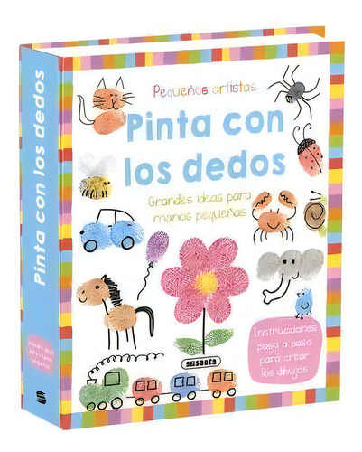 Pinta Con Los Dedos, De Susaeta, Equipo. Editorial Susaeta En Español