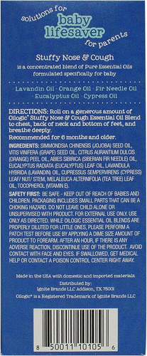 Oilogic Productos Esenciales De Baño Para Bebés, Paquete De