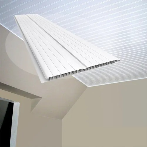 Imagen 2 de 3 de Tabla Pvc Cielorraso Blanco 1,5 Mt Largo, 6mm Espesor X Unid